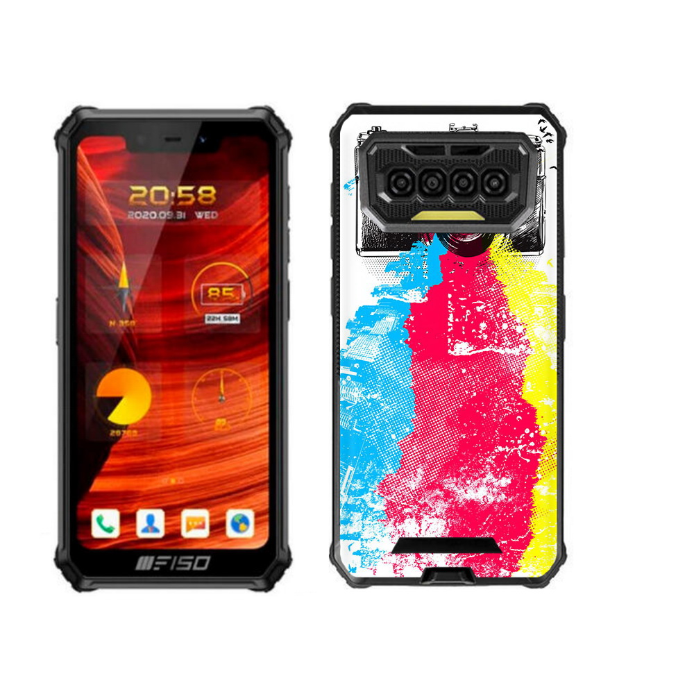 

Чехол бампер MyPads цветной фотоаппарат для Oukitel F150 Bison, Прозрачный, Tocco