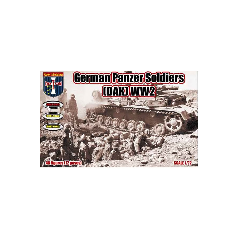 ORI72063 Фигуры German Panzer Soldiers DAK, Orion
