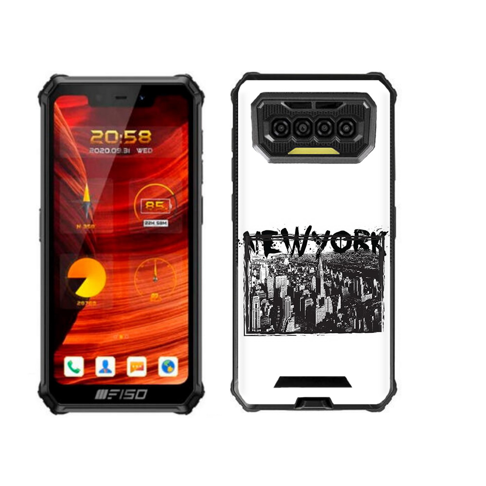

Чехол бампер MyPads че для Oukitel F150 Bison 2021 противоударный, Прозрачный, Tocco