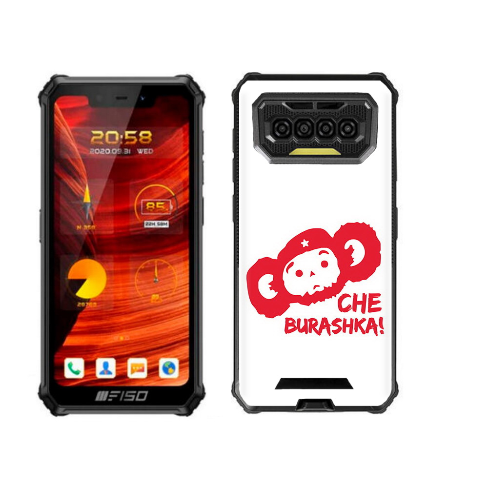 

Чехол бампер MyPads чебурашка для Oukitel F150 Bison 2021, Прозрачный, Tocco