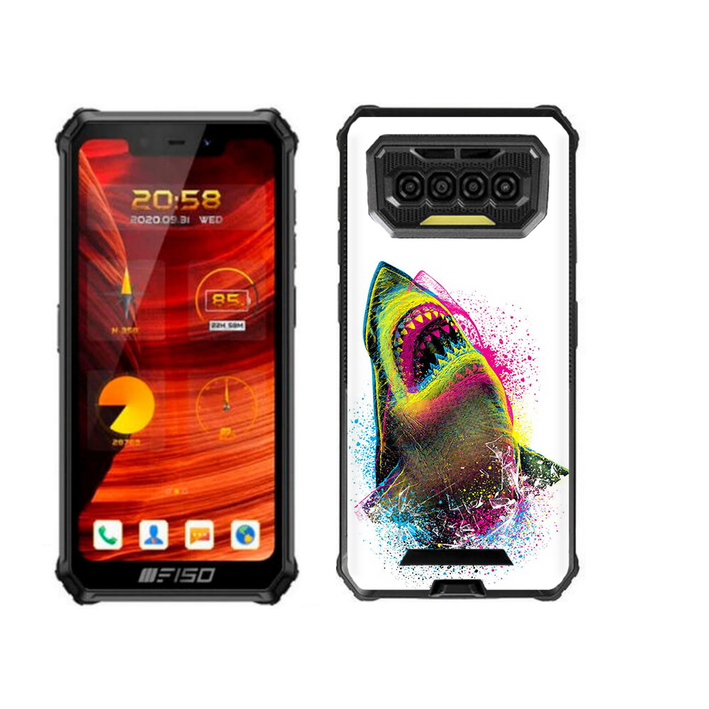 

Чехол бампер MyPads челюсти-2 для Oukitel F150 Bison 2021, Прозрачный, Tocco