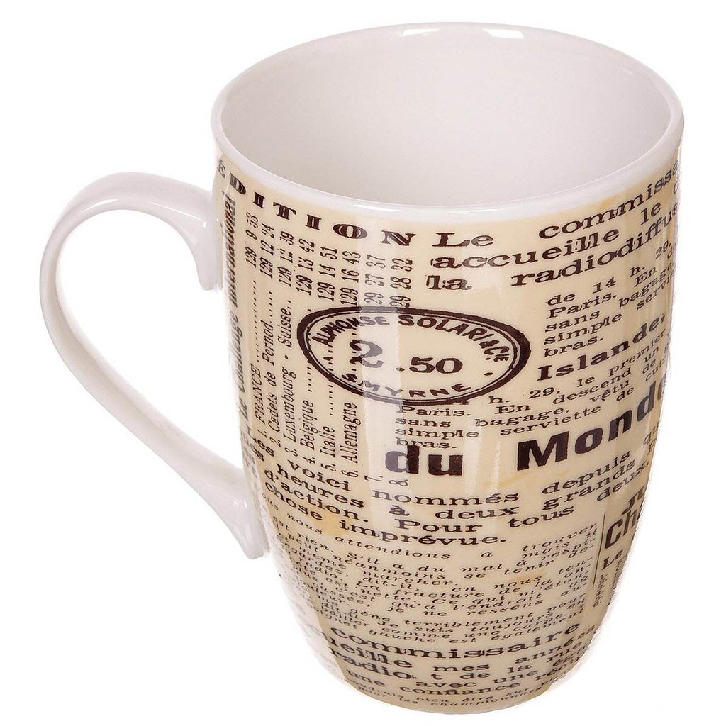 

Кружка керамика 350 мл Газета в ассортименте, Газета