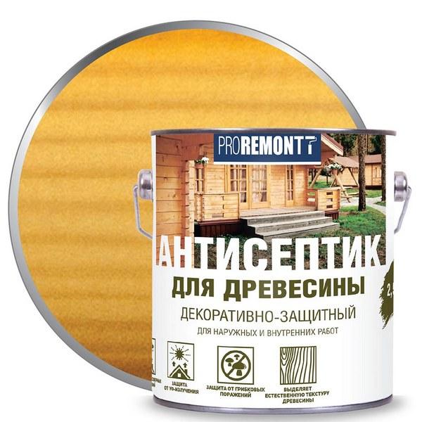 

Деревозащитное средство для древесины Proremontt орегон 9л