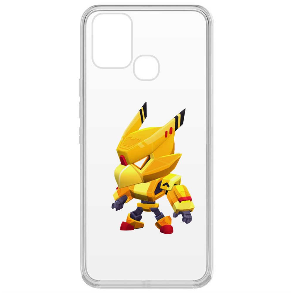 

Чехол-накладка Brawl Stars-Ворон Золотой Меха для Infinix Hot 10 Lite, Прозрачный