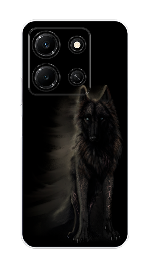 

Чехол Homey на Infinix Note 30i "Туманный волк", Черный, 3104350-1