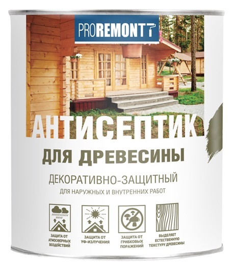 Деревозащитное средство для древесины Proremontt тик 2,5л