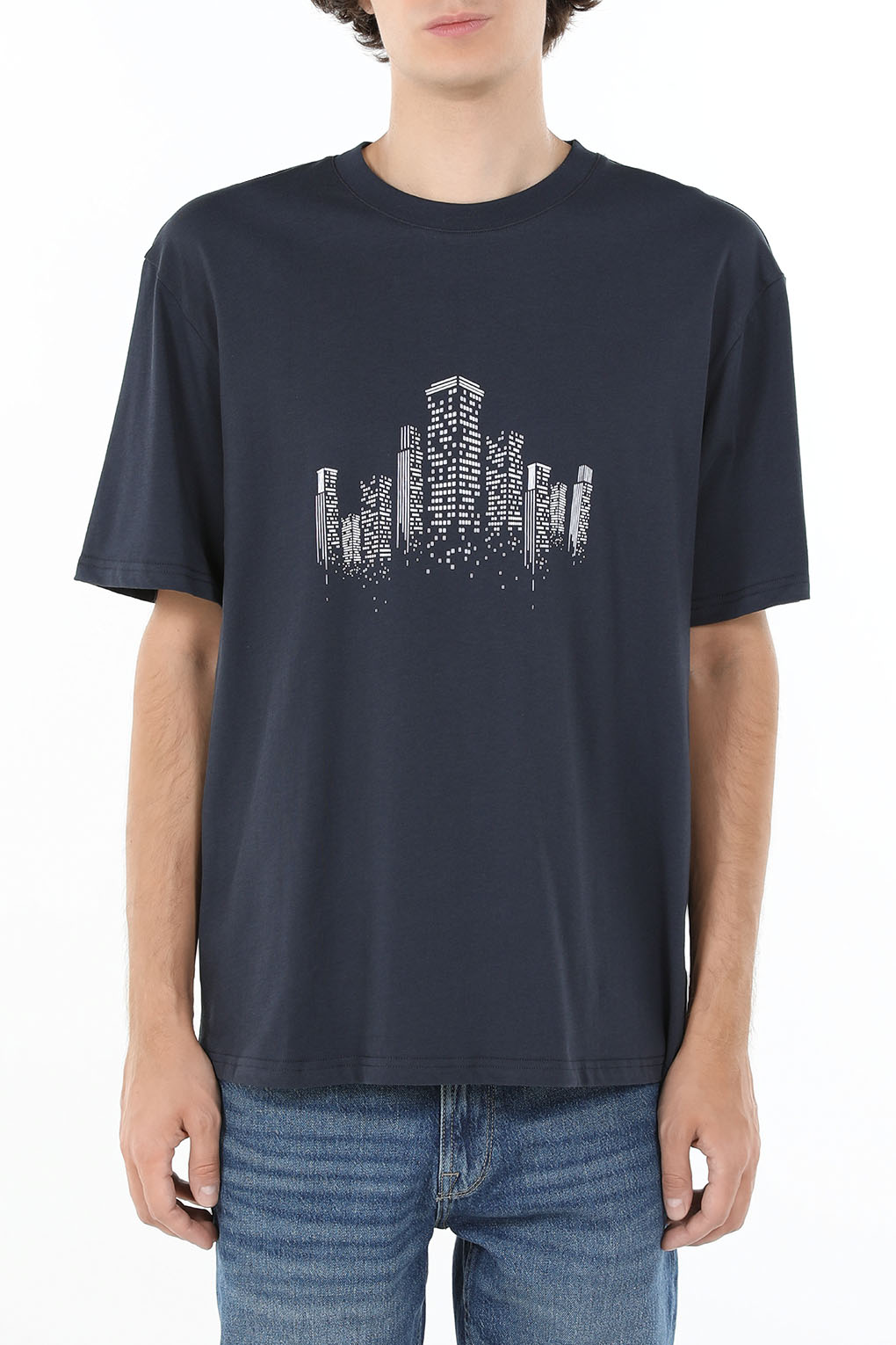 

Футболка мужская MARCO DI RADI MDR240712372 синяя 2XL, Синий, MDR240712372
