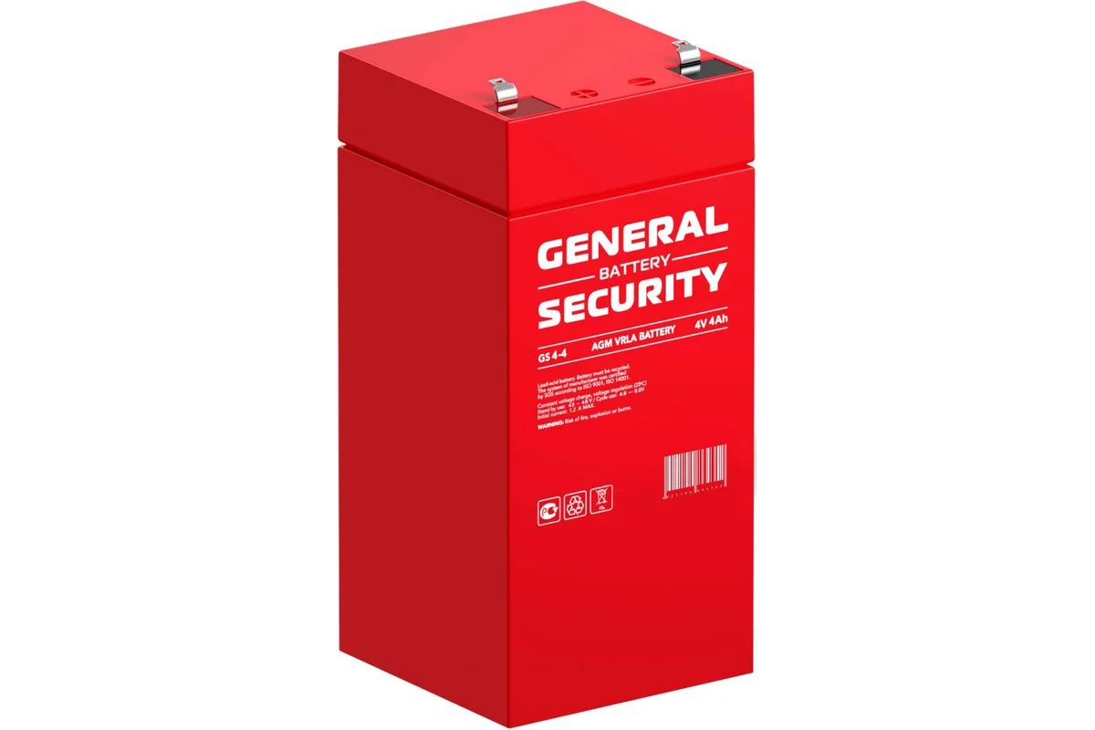 Аккумулятор для ИБП General Security GS4-4 4.1 А/ч 4 В