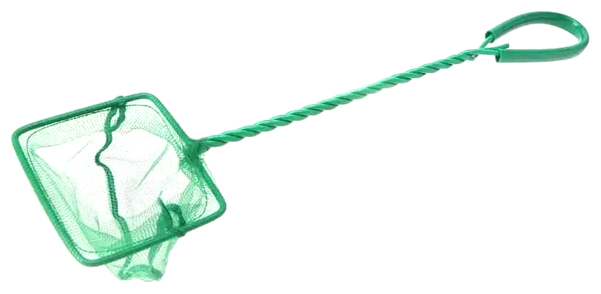 Сачок для аквариума Jeneca, зеленый, 15 см