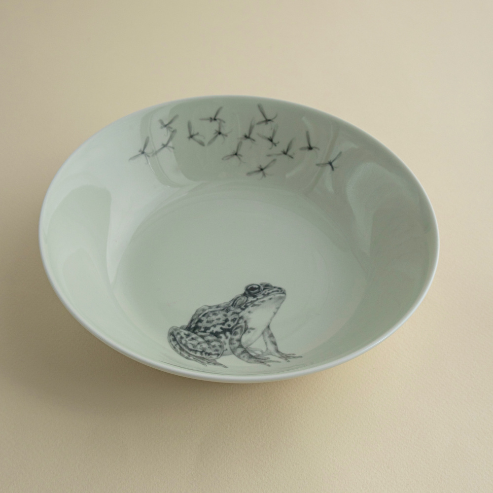 

Пиала 600 мл "Лягушка и комарики" Счастье в мелочах, Пиала 600 мл "Лягушка и комарики"