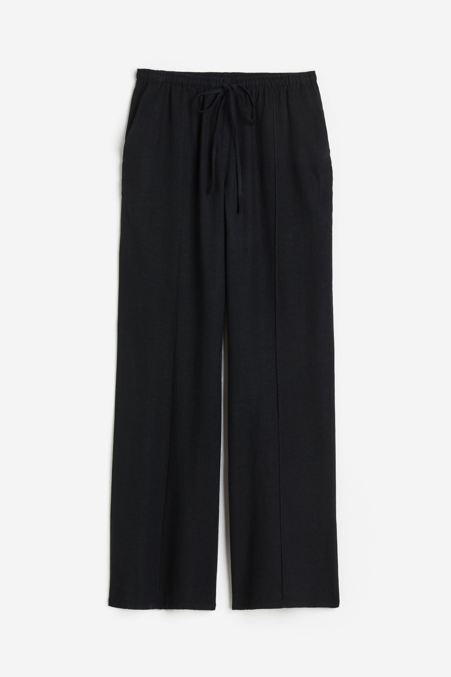 

Брюки женские H&M 1159586001 черные L (доставка из-за рубежа), Черный, 1159586001