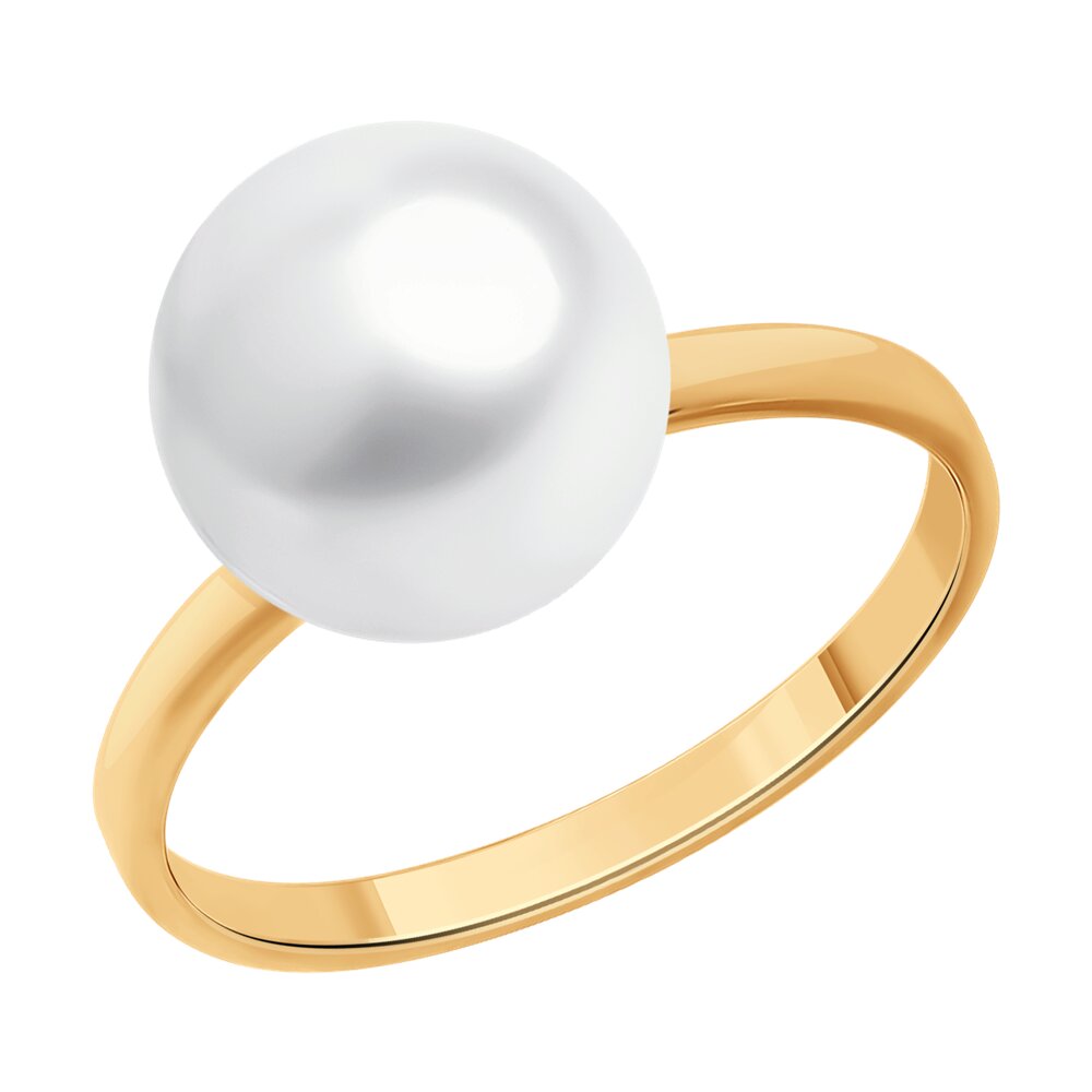 

Кольцо из серебра р.  Diamant 93-310-01960-1, жемчуг культивированный, 93-310-01960-1