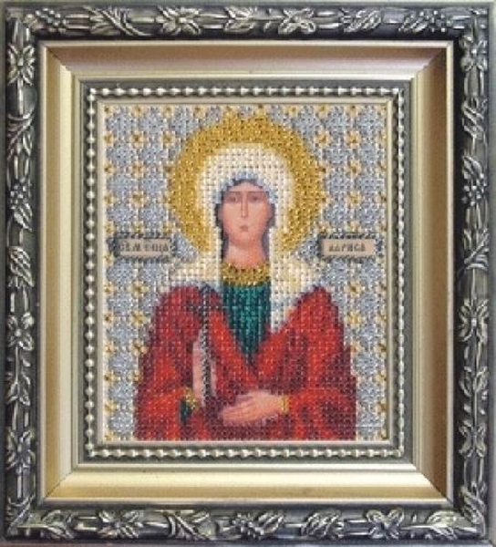 

Вышивка бисером икона Святой мученицы Ларисы Б-1081, 9x11 см от Чарiвна Мить
