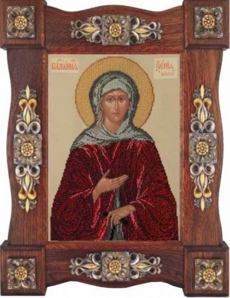 

Вышивка бисером Святая Ксения 10311, 34x24,5 см от Краса и творчество