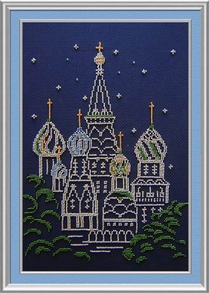 

Вышивка бисером Покровский собор БК-188 Б, 30x20 см от МП Студия