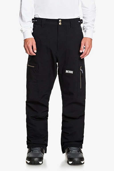 фото Мужские сноубордические штаны division shell, черный, m dc
