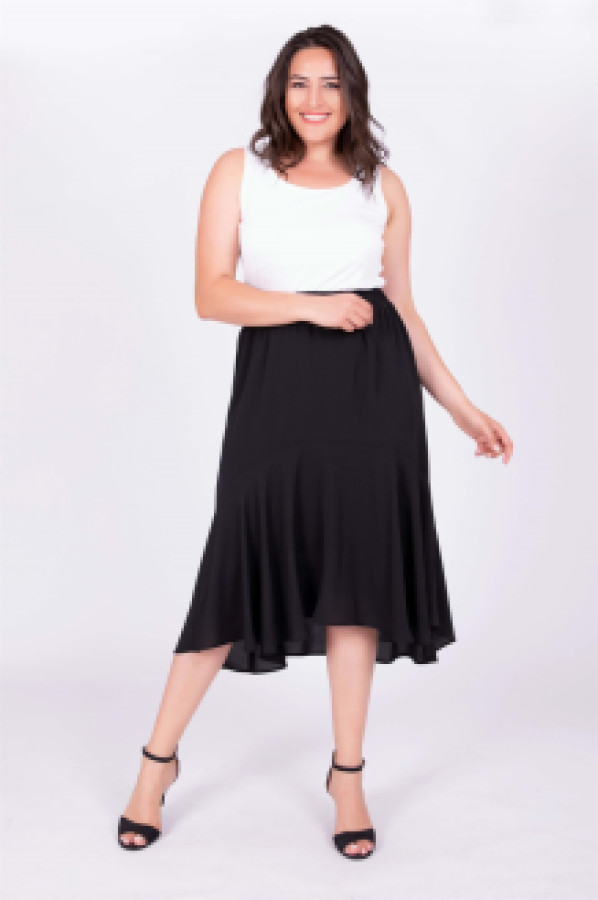 

Юбка женская My Line Moda 650 черная 42 (доставка из-за рубежа), Черный, 650