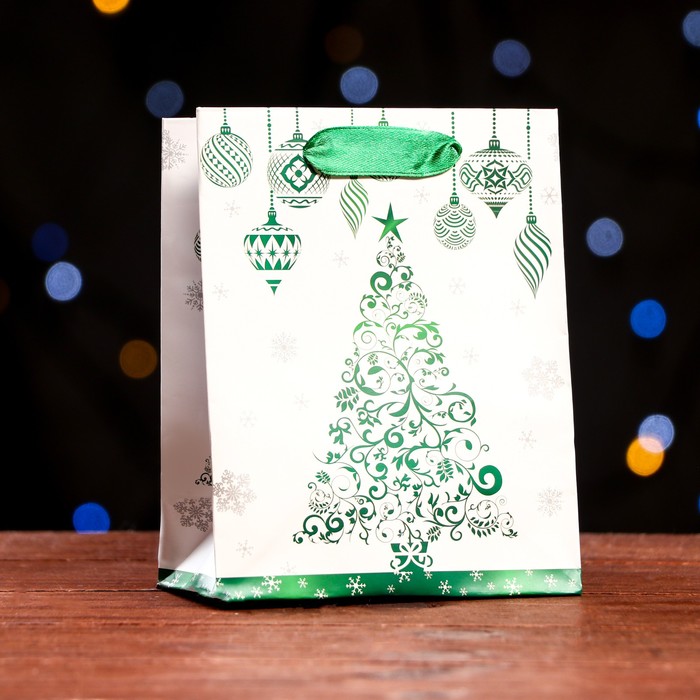 

Пакет ламинированный Новогодняя картина 11,5 х 14,5 х 6 см 12 шт., Белый