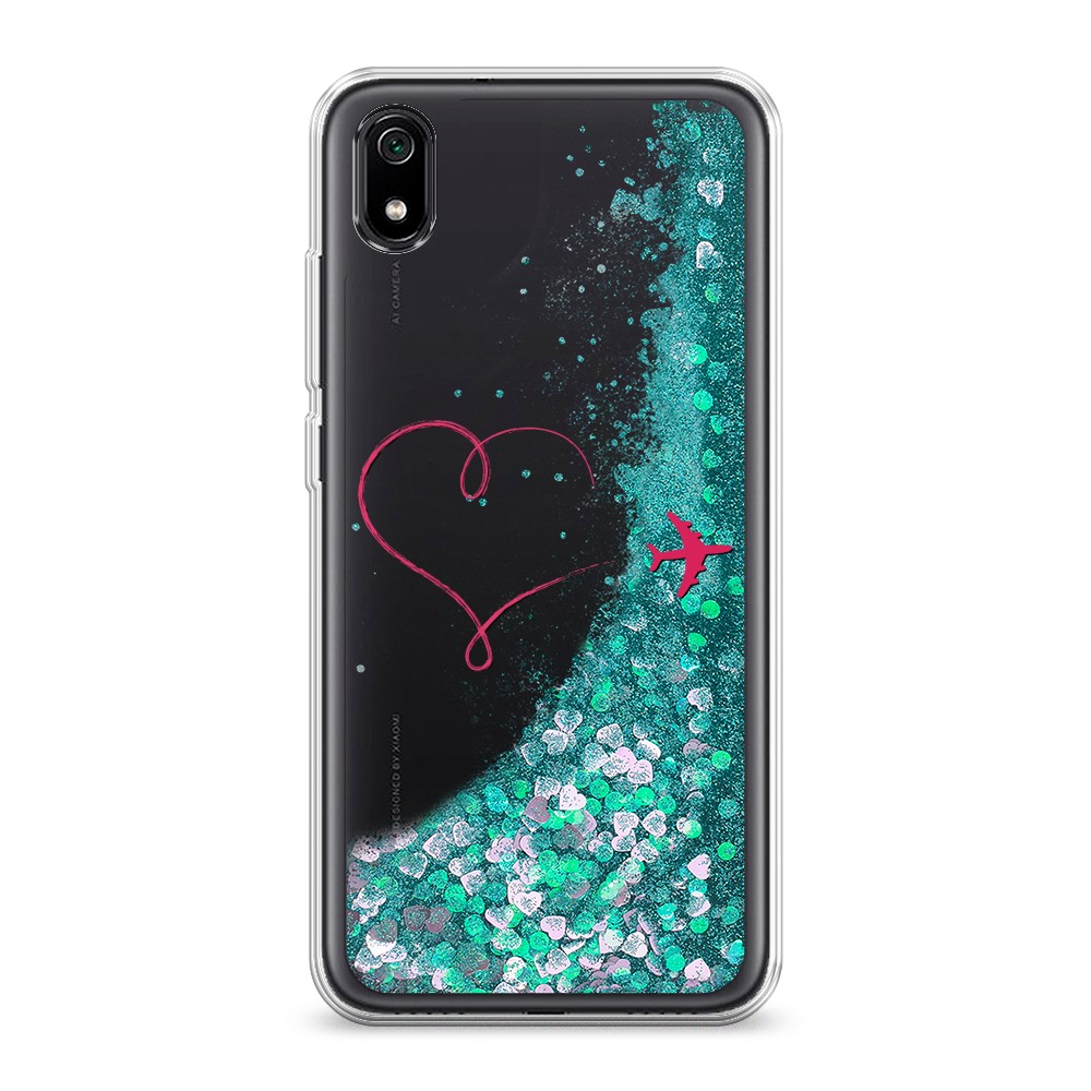 

Чехол Awog на Xiaomi Redmi 7A "Сердце и самолет", Разноцветный, 35495-1