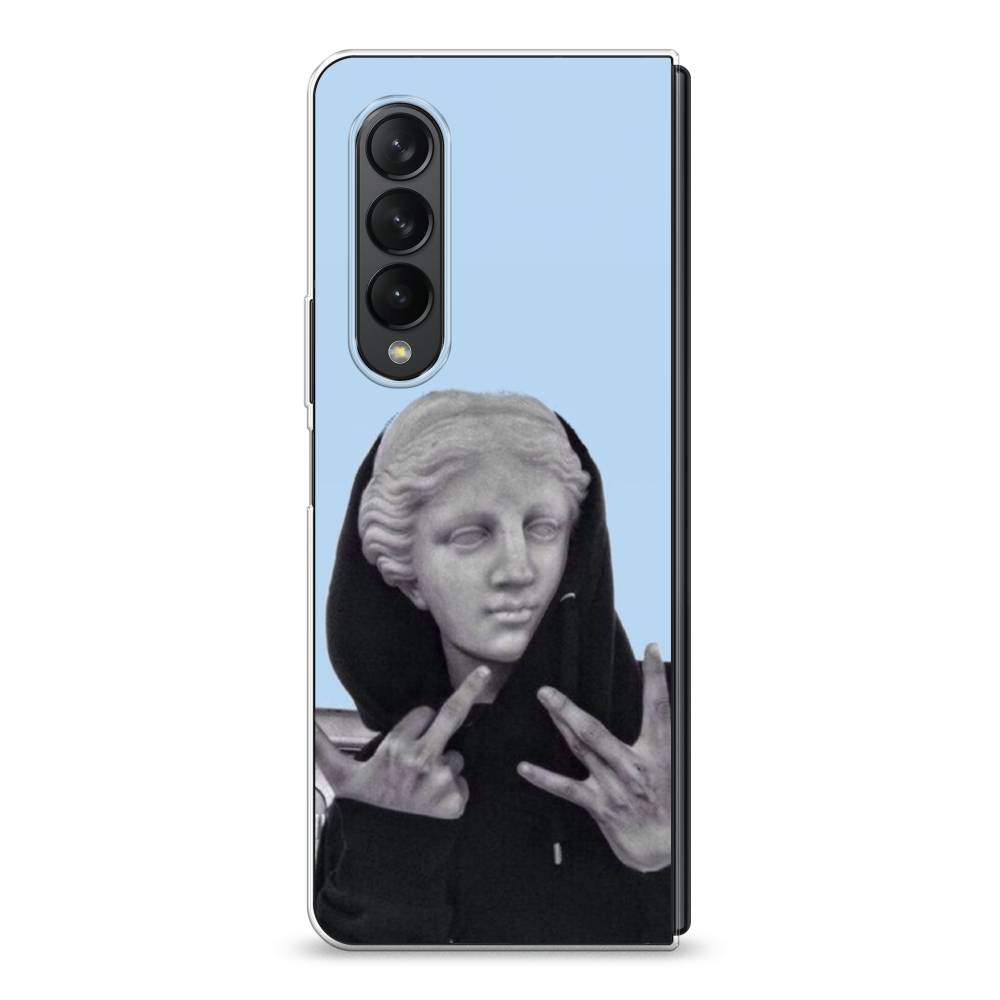 

Чехол Awog на Samsung Galaxy Z Fold 3 / Самсунг Z Fold 3 "SWAG статуя", Голубой, 2103650-9