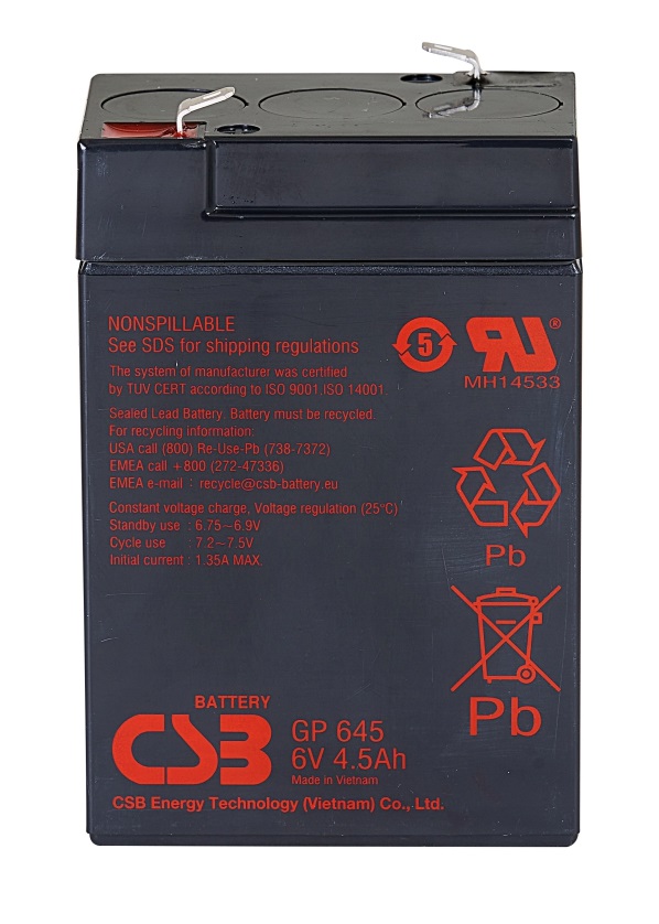 фото Аккумулятор для ибп csb gp645csb