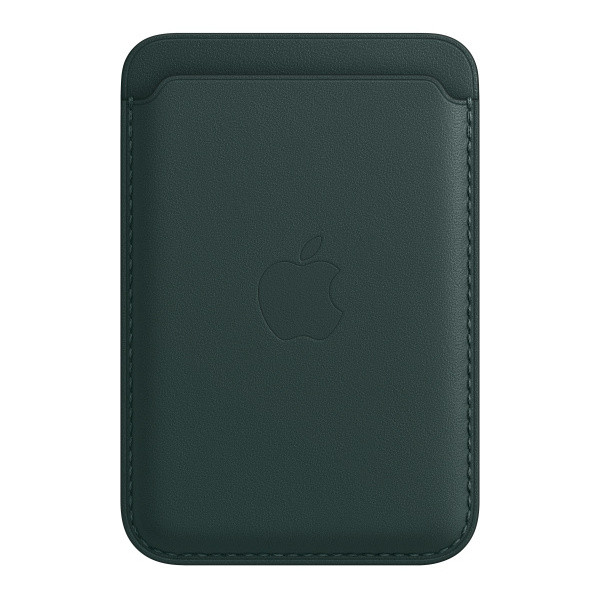 

Кожаный чехол-бумажник apple magsafe для iphone (forest green), iPhone Leather Wallet with MagSafe
