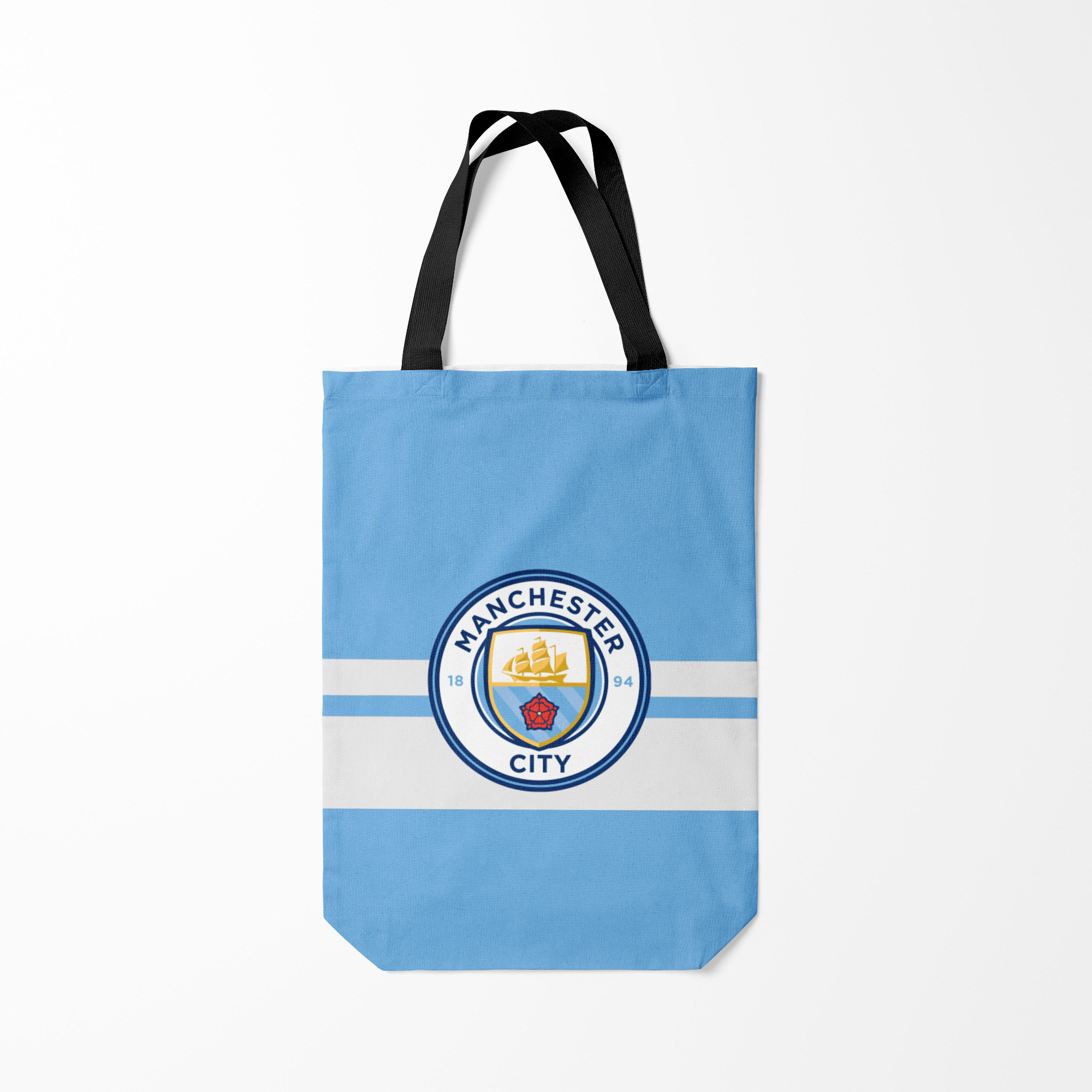 

Сумка шoппер унисекс Burnettie MANCHESTER CITY, голубой, MANCHESTER CITY