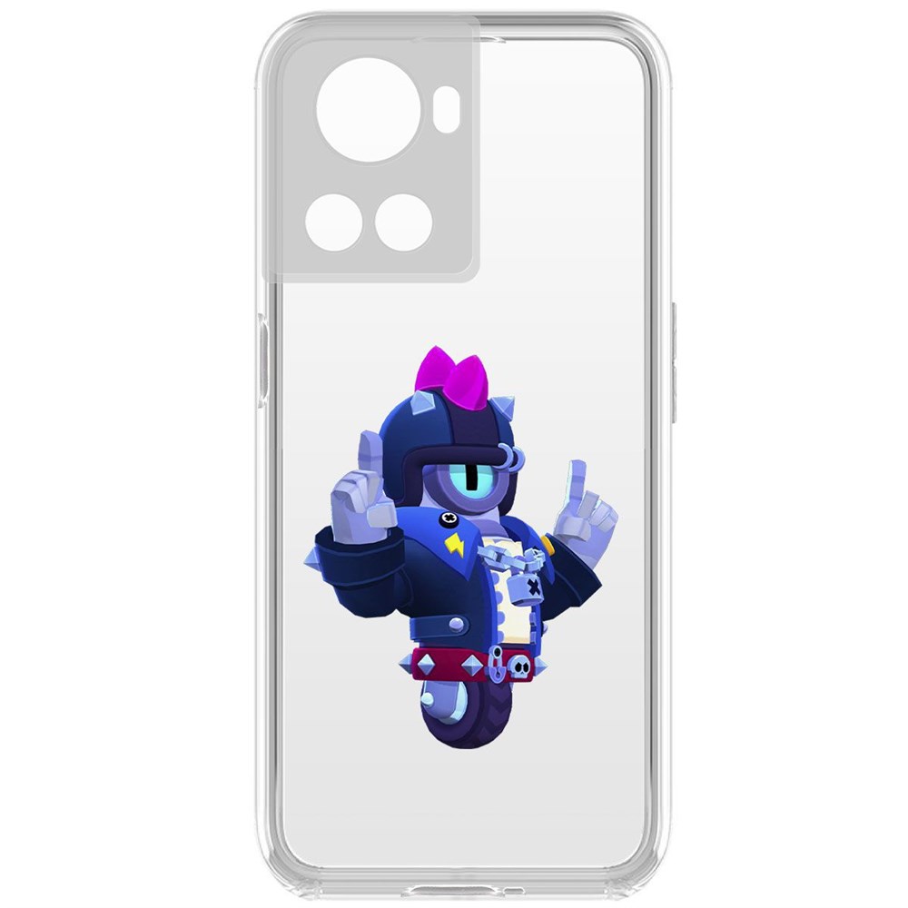 

Чехол-накладка Brawl Stars-Дикий Сту для OnePlus 10R, Прозрачный