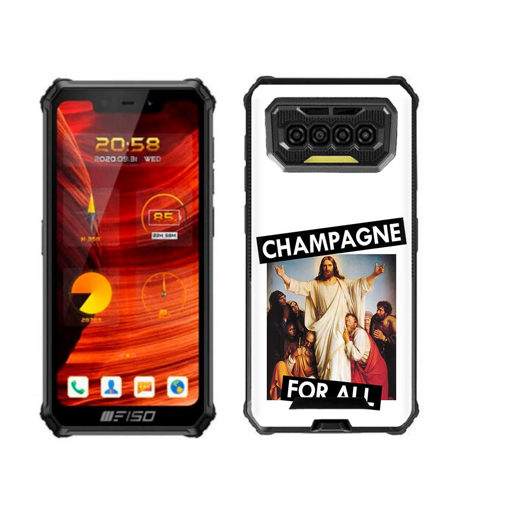 

Чехол бампер MyPads шампанское для Oukitel F150 Bison 2021, Прозрачный, Tocco
