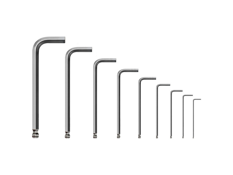 Набор шестигранных ключей средние 9пр. 1,5-10мм АвоськаАвто SH-002