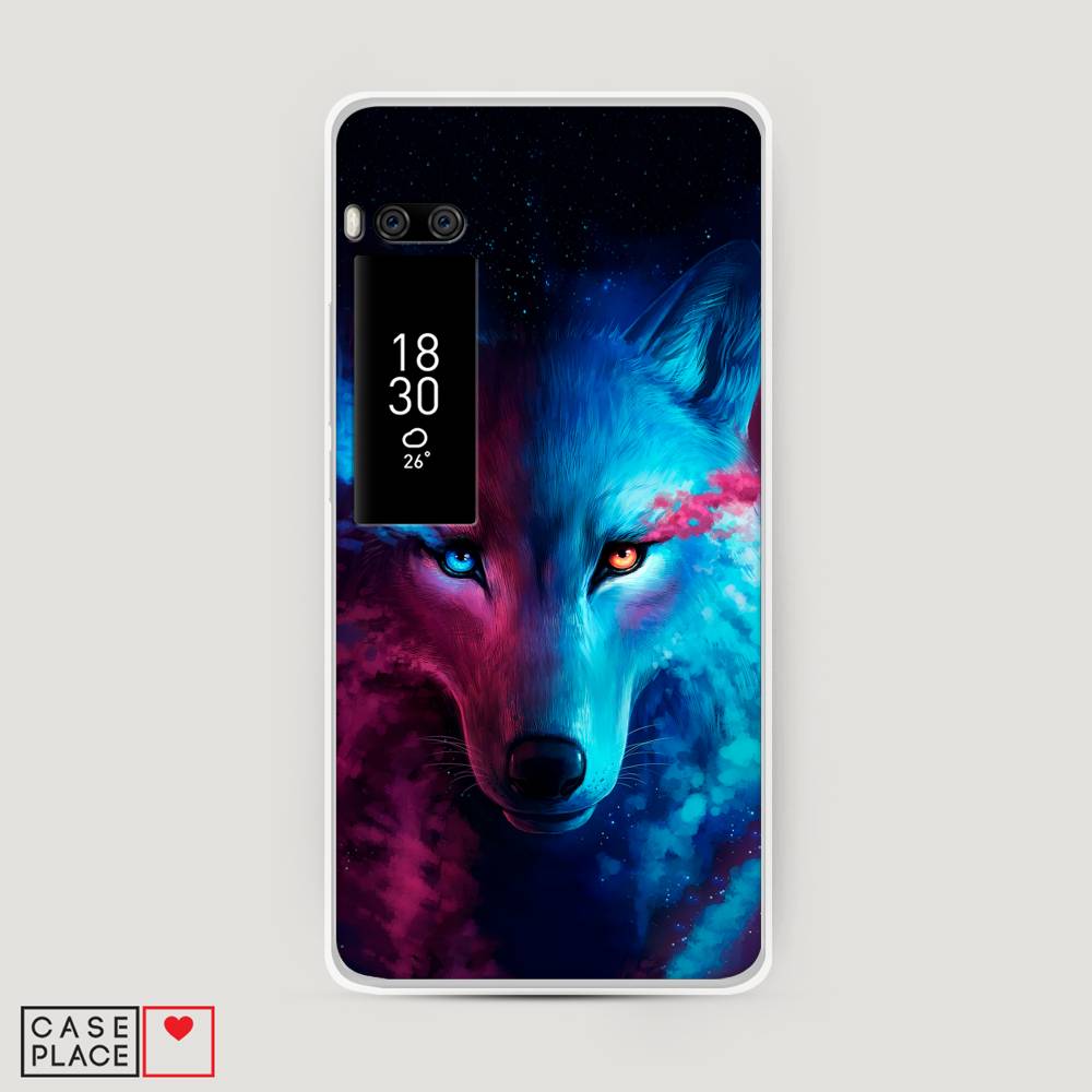 

Чехол Awog на Meizu Pro 7 Plus "Волшебный волк", Черный;серый, 71950-1