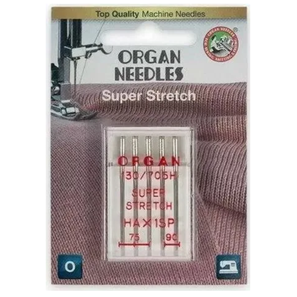 

Иглы для бытовых швейных машин Organ №75, №90, для стрейча