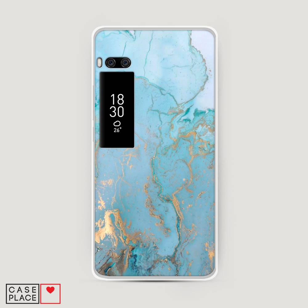 

Чехол Awog на Meizu Pro 7 Plus "Голубой мрамор рисунок", 71950-3