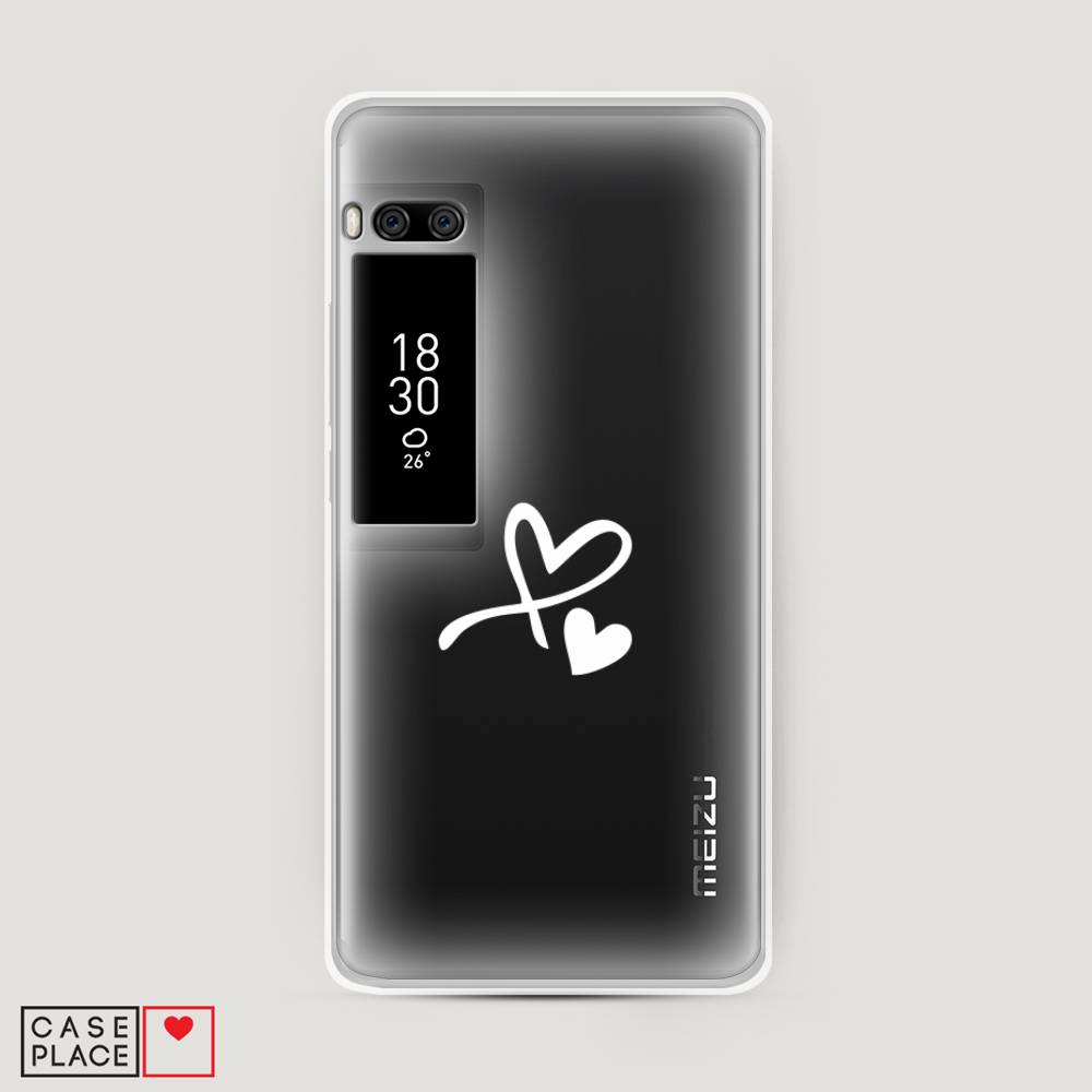 

Чехол Awog на Meizu Pro 7 Plus "Сердечко минимализм", Белый, 71950-6