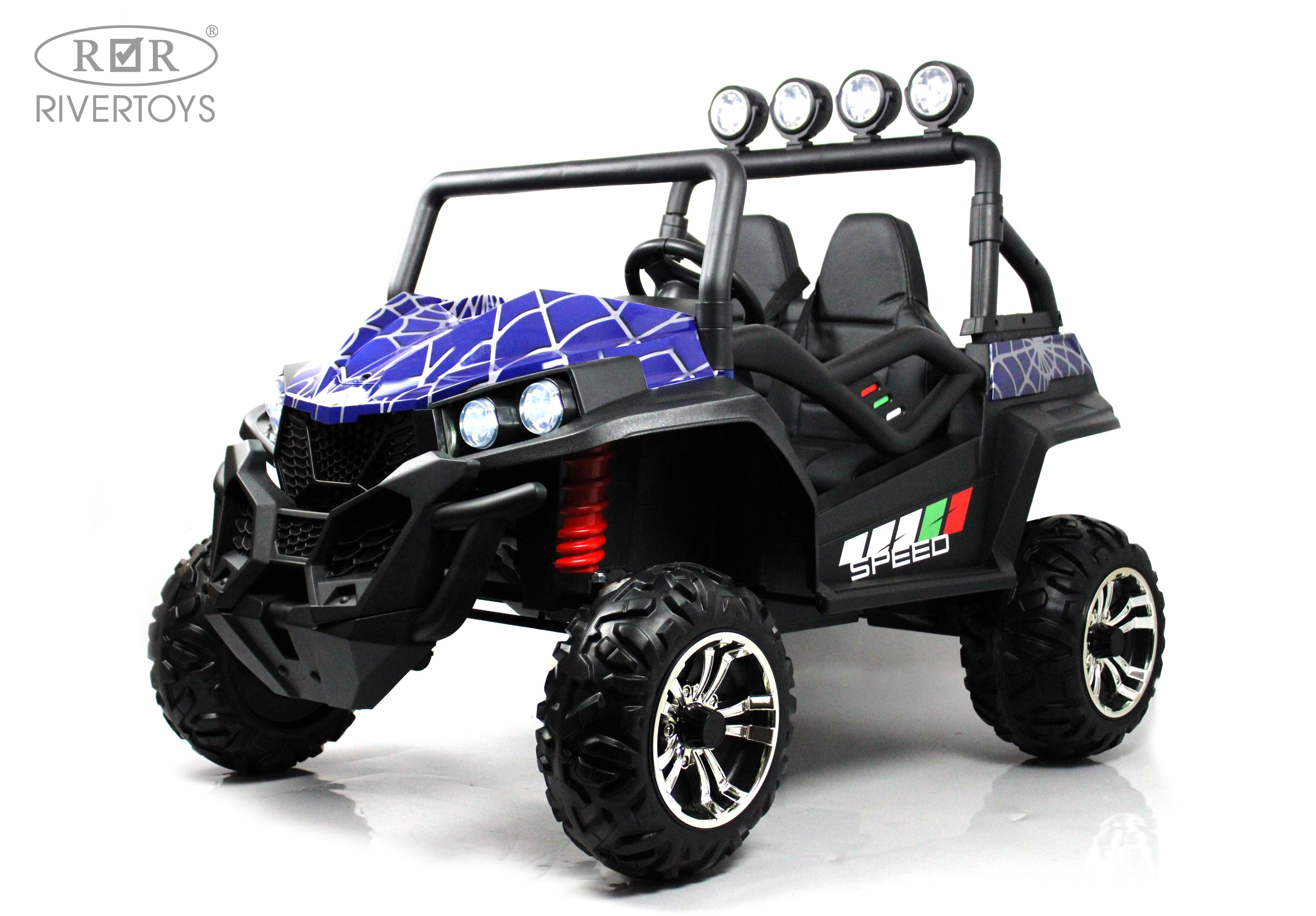 

Детский электромобиль T888TT 4WD 24V синий Spider