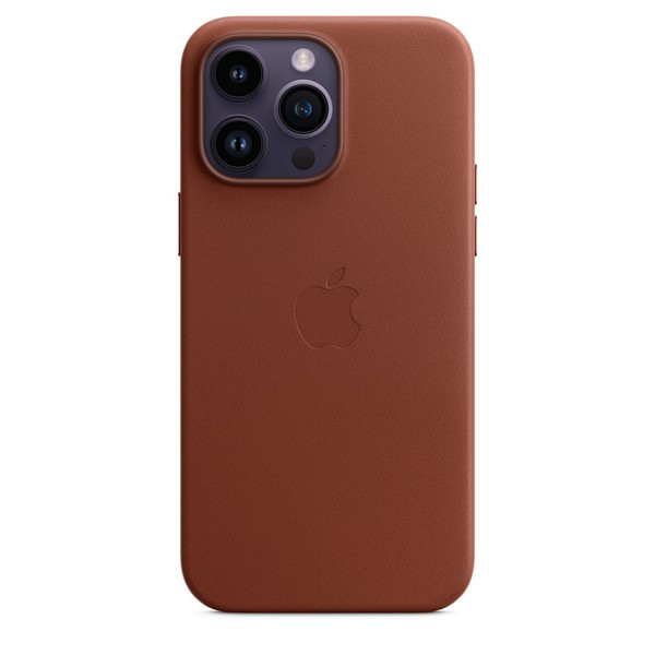 

Кожаный чехол apple magsafe для iphone 14 pro max (umber), iPhone Leather Case with MagSafe