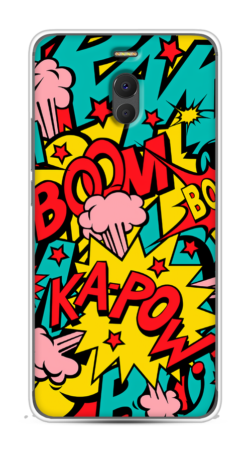 

Чехол Awog на Meizu M6 Note "Постер pop art", Голубой;желтый;красный, 72150-9
