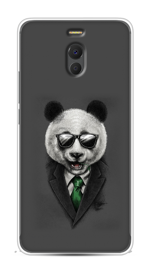 

Чехол Awog на Meizu M6 Note "Деловая панда", Серый;зеленый, 72150-10