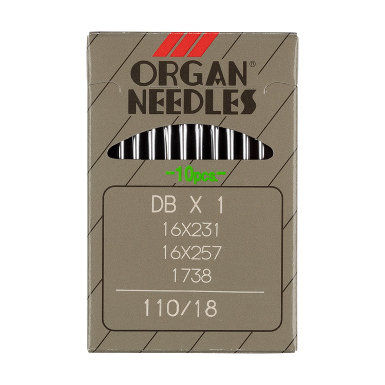 

Иглы Organ для промышленных швейных машин №110 универсальные