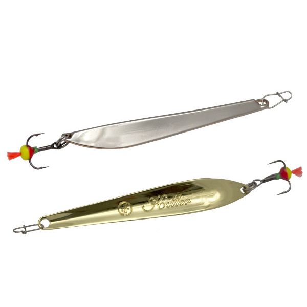 

Блесна вертикальная EcoPro KILLER 12 гр, 70 мм, #S/G (EPVJKT70S/G), Серебристый;золотистый, KILLER new 22