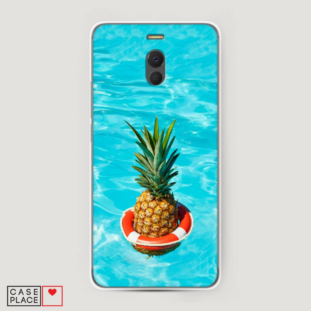 фото Чехол awog "ананас в бассейне" для meizu m6 note
