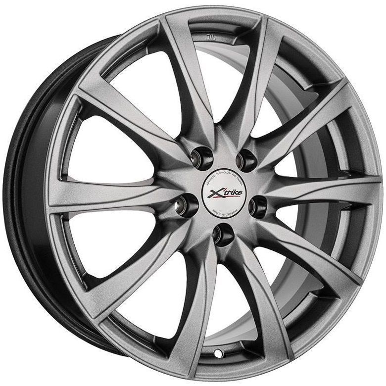 

Колесный диск X'trike X-120M 7x17 ET40 5x108 D67.1 HSB, арт. 76738, Серый, X-120M