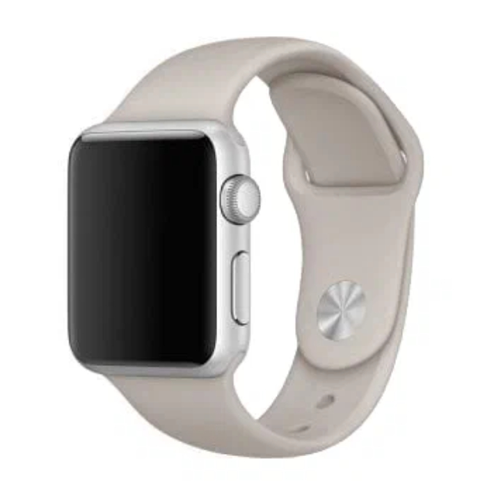 Спортивный ремешок Guardi Sport Band для Apple Watch 42/44 мм каменно-серый (Stone)