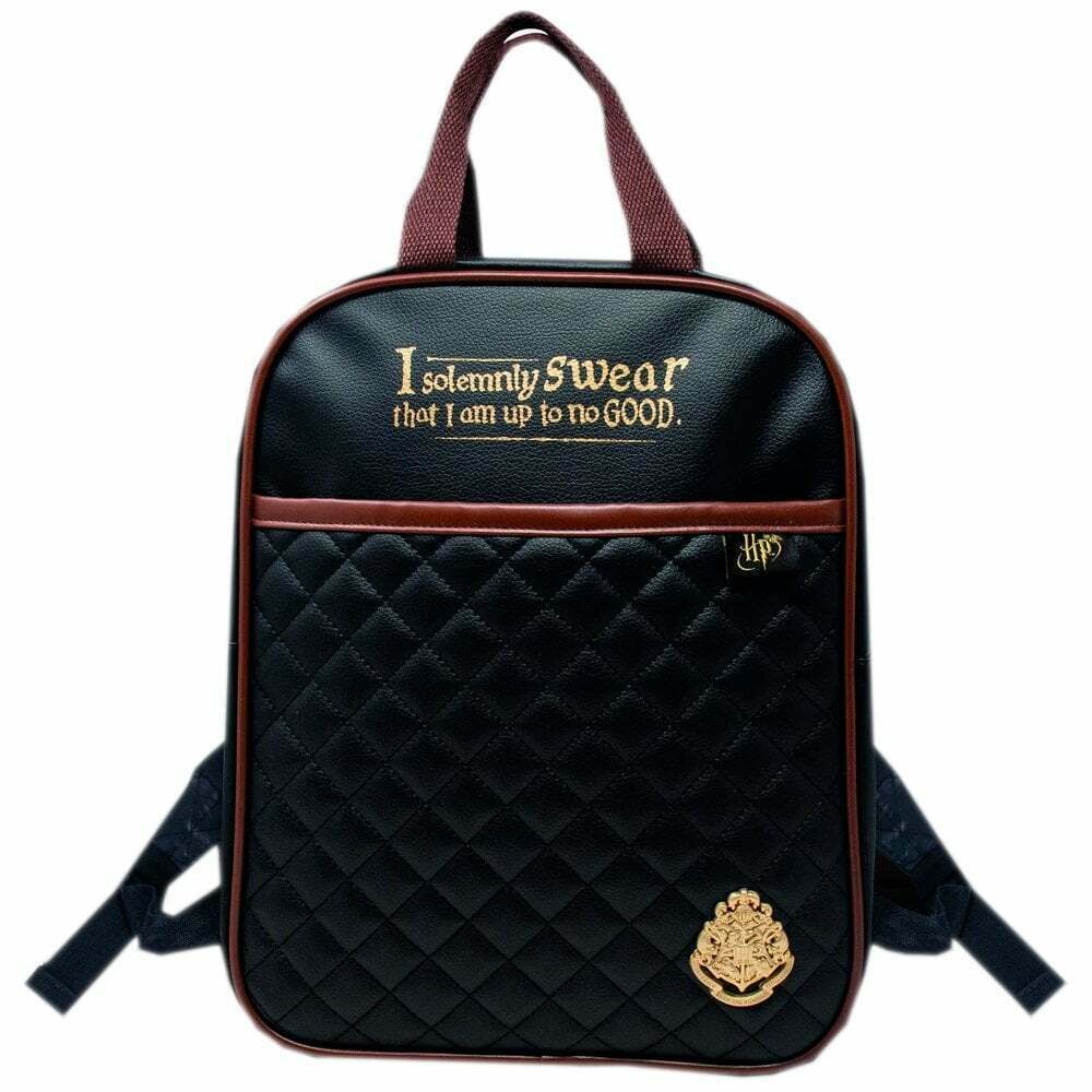 фото Рюкзак детский blue sky studios harry potter quilted backpack black & tan