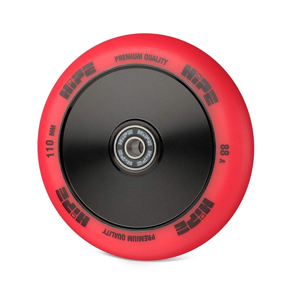 Колесо для самоката Hipe Medusa Wheel LMT20 110 мм красное/черное