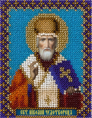 

Вышивка бисером Икона Святителя Николая Чудотворца ЦМ-1338, 8,5x11 см от Panna