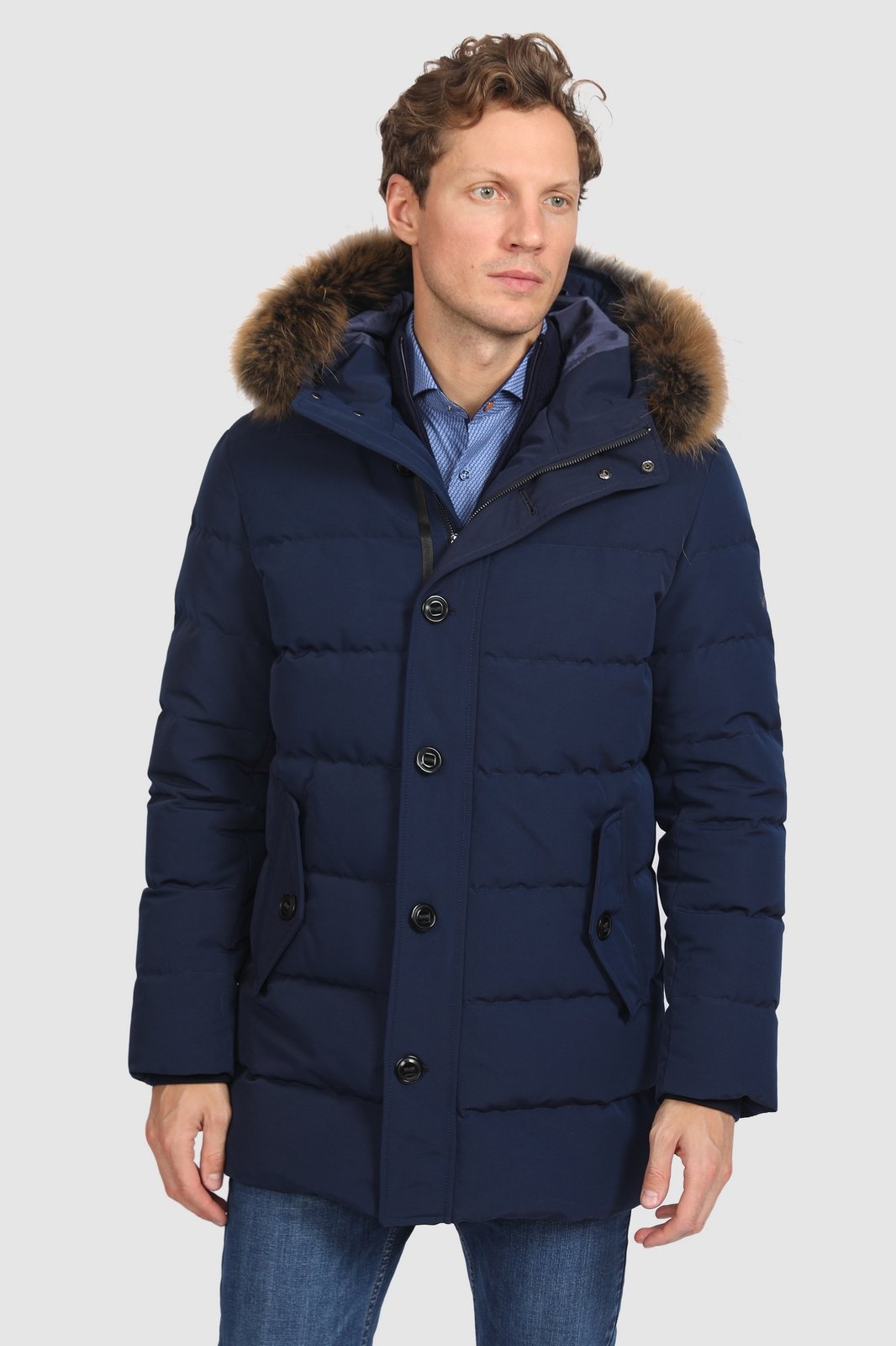 

Пуховик мужской Kanzler 19W-JDW05R-WF/99 синий 62, 19W-JDW05R-WF/99