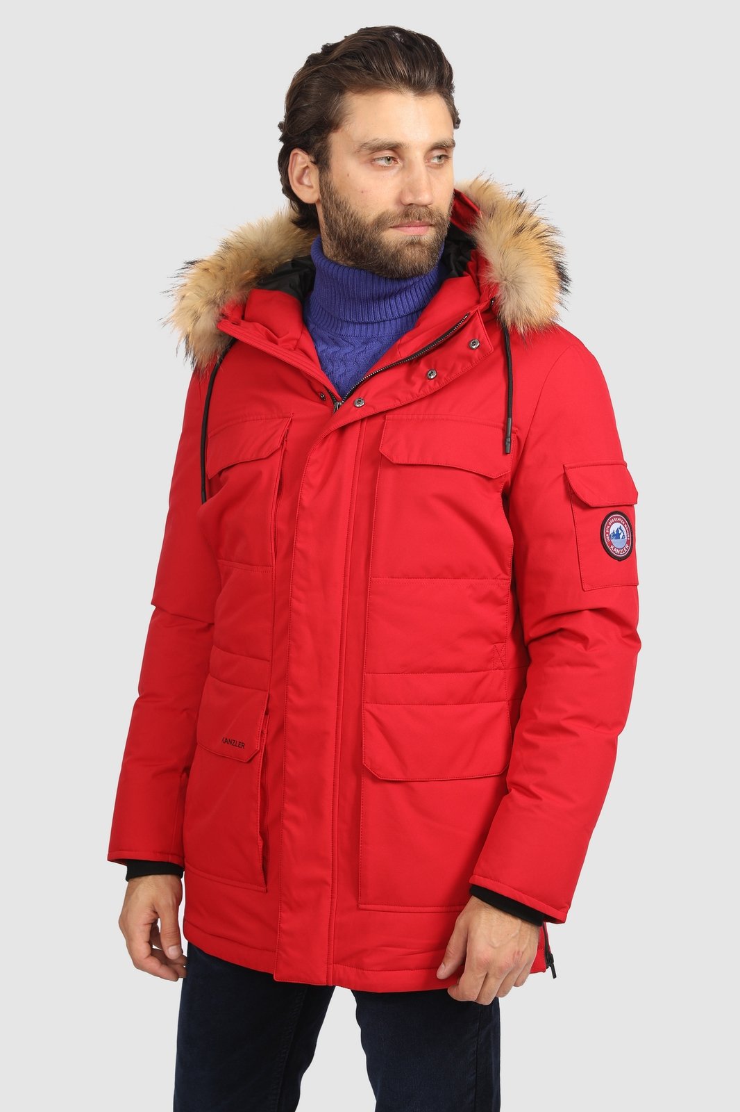 

Пуховик мужской Kanzler 19W-JDW08R-WF/60 красный 54, 19W-JDW08R-WF/60