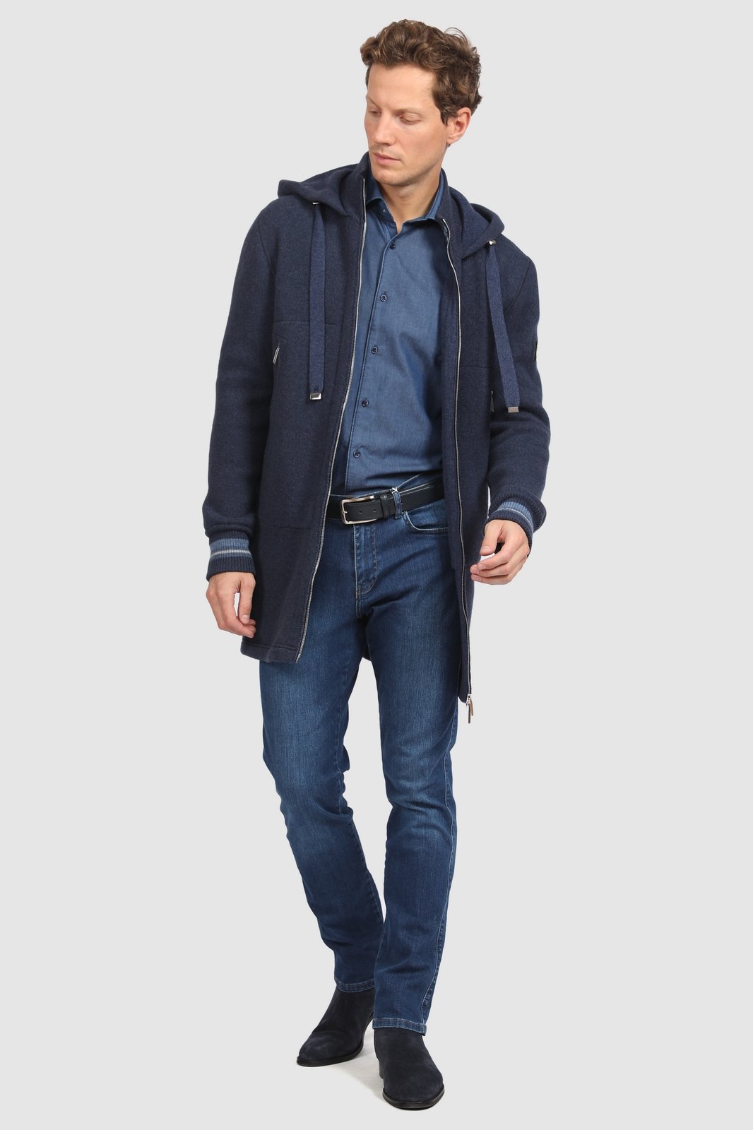 

Кардиган мужской 19W-JHZLE35-KD/90 Kanzler синий XL, 19W-JHZLE35-KD/90