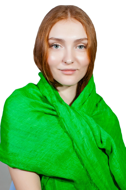 

Палантин женский FIORIO MILANO FM1 H0003 002 зеленый, FM1 H0003 002